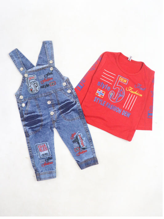 KR02 Kids Suit Romper 1Yrs-4Yrs Dew Red