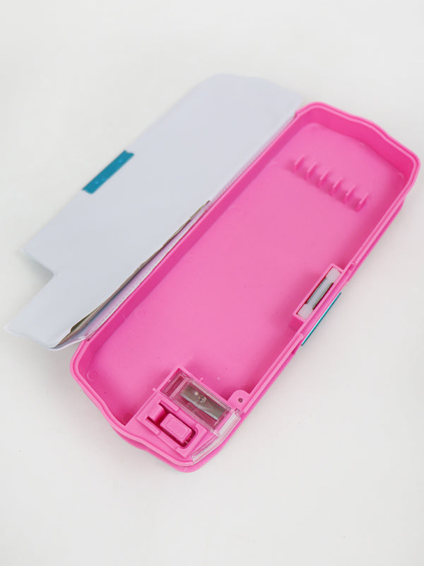 PB17 Pencil Box with Sharpeners For Kids Pink