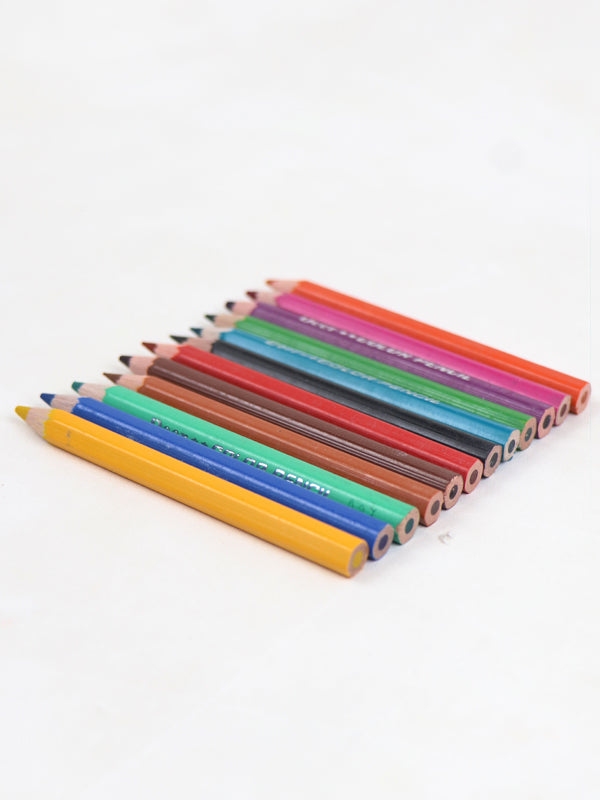 Deer Rainbow Colors Pencils - 12Pcs