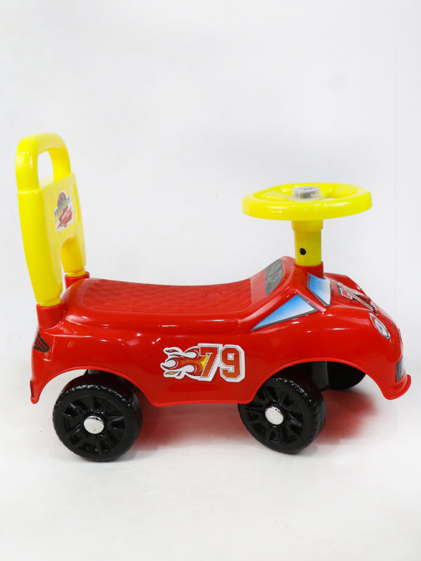79 Racer 4 Wheel Ride On Push Car For Kids Red