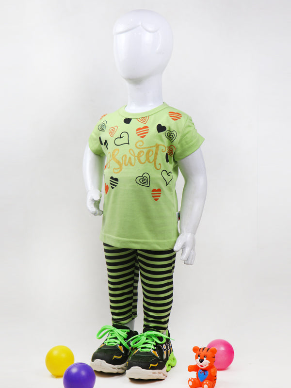 GS31 SK Girls Suit 1Yrs - 4Yrs Sweet Green