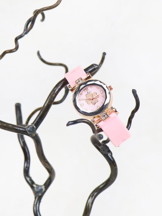 X Stylish Wrist Watch for Women Pink