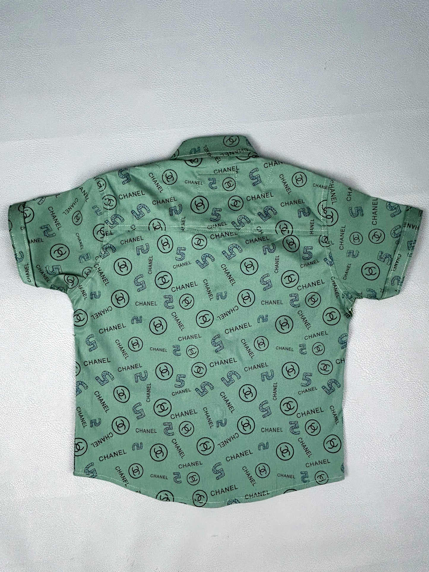 4Yrs - 8Yrs Light Green Casual Shirt for Boys BCS44