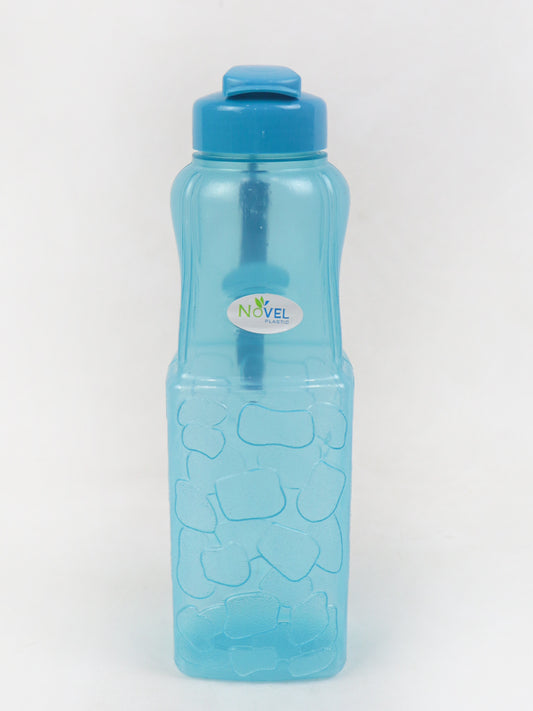 Transparent Novel Water Bottle Blue - 1200 ML