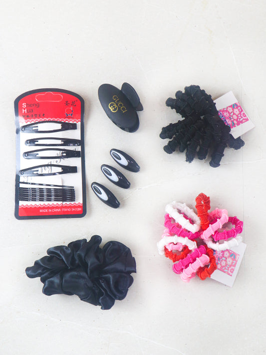 Pack Of 6 Hair Accessories For Girls GHC33