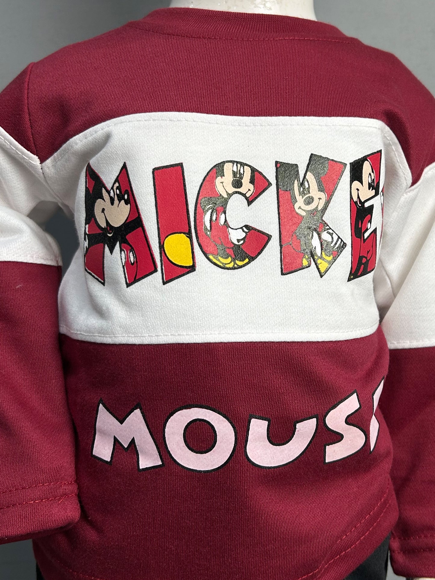 1Yr - 4Yrs Mickey Maroon Suit For Kids SK BS121