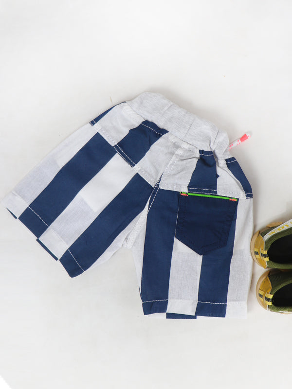 BCS04 BL Boys Cotton Short 1.5Yrs - 4Yrs Blue