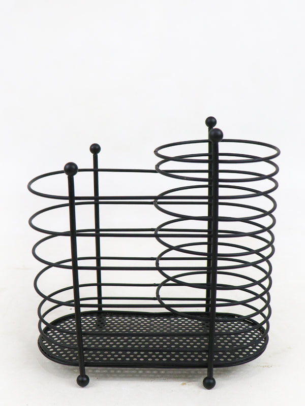 Cutlery Holder With Mesh Bottom