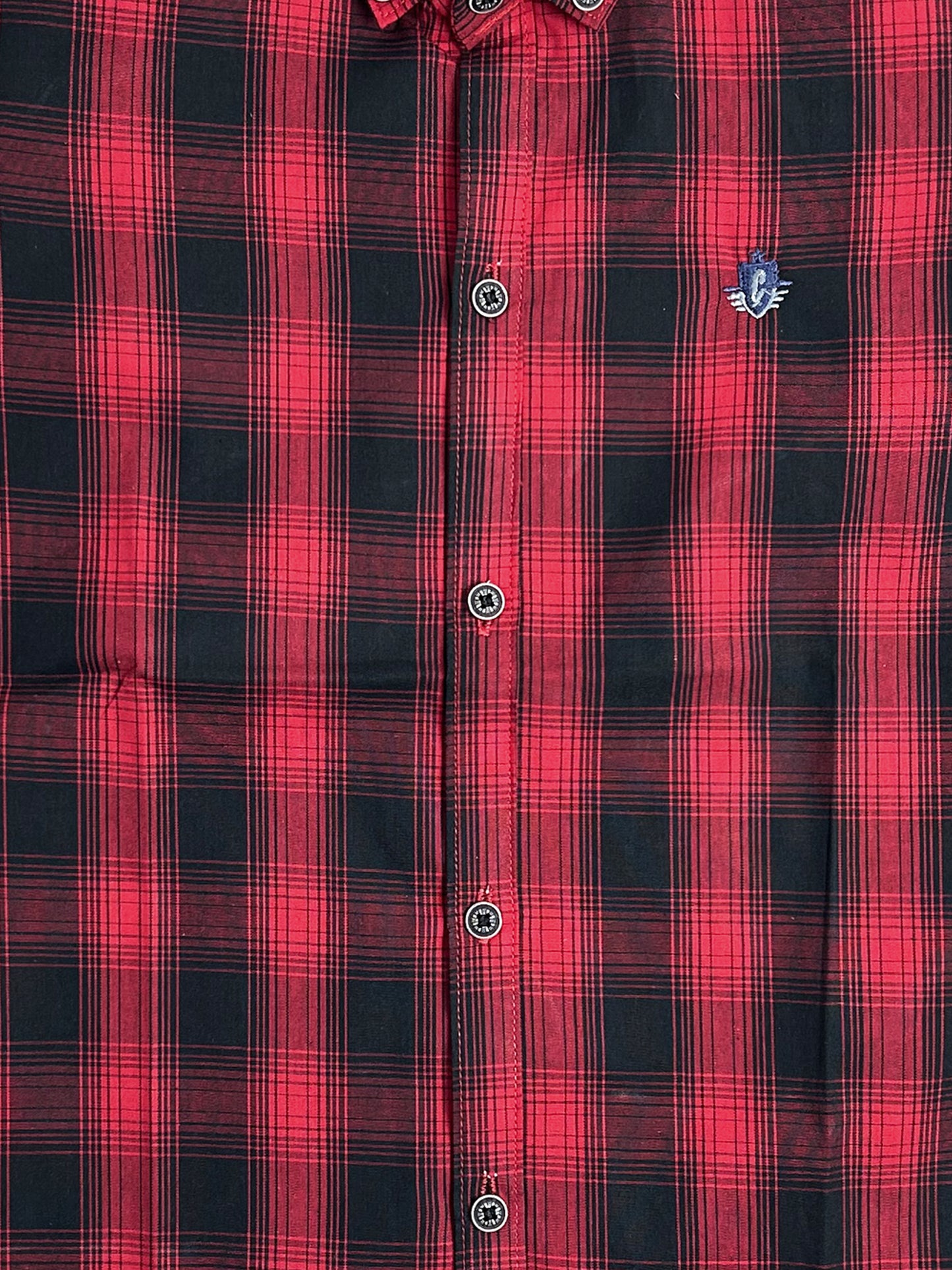 5Yrs - 12Yrs Red Check Casual Shirt for Boys AZ BCS33