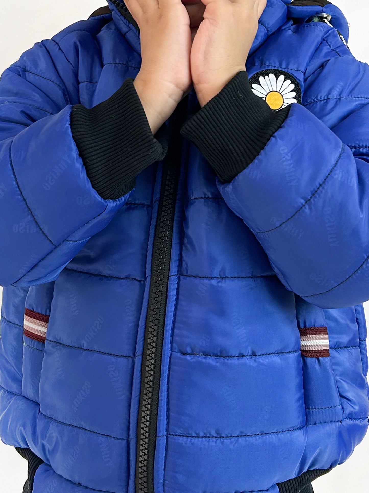 3Yrs - 9Yrs Blue Puffer Jacket For Boys NKG KJ10