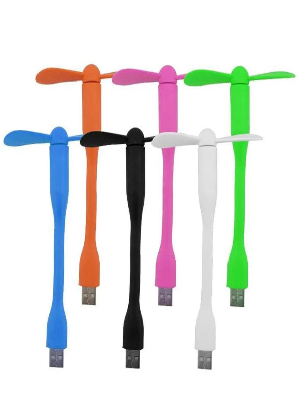 Multicolor USB Flexible Mini Portable Adjustable Fan