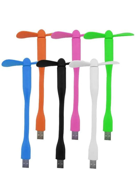 Multicolor USB Flexible Mini Portable Adjustable Fan