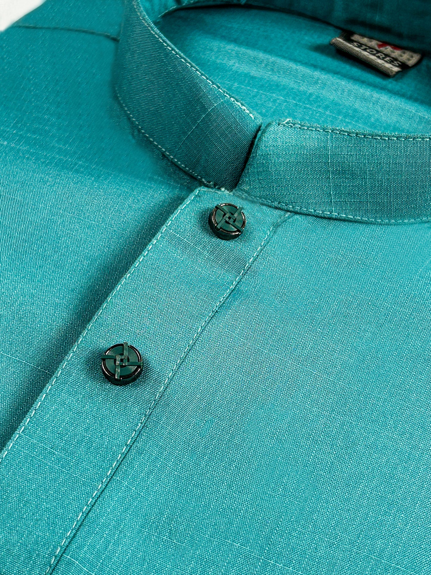 781-1 Turquoise Stitched Suit Kameez Shalwar For Men MSK261