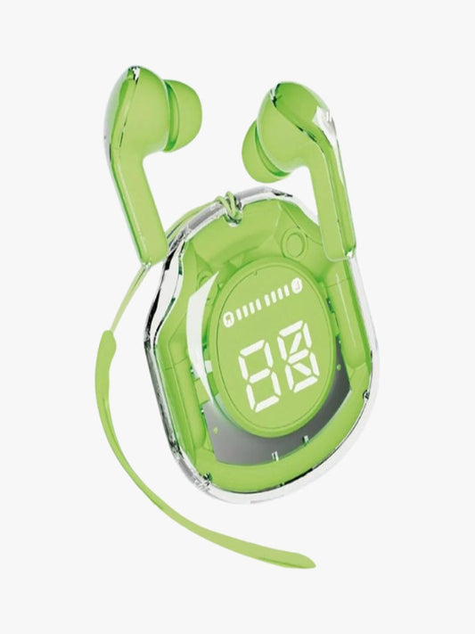 Green Air 39 Transparent Wireless Stereo Earbuds MA47