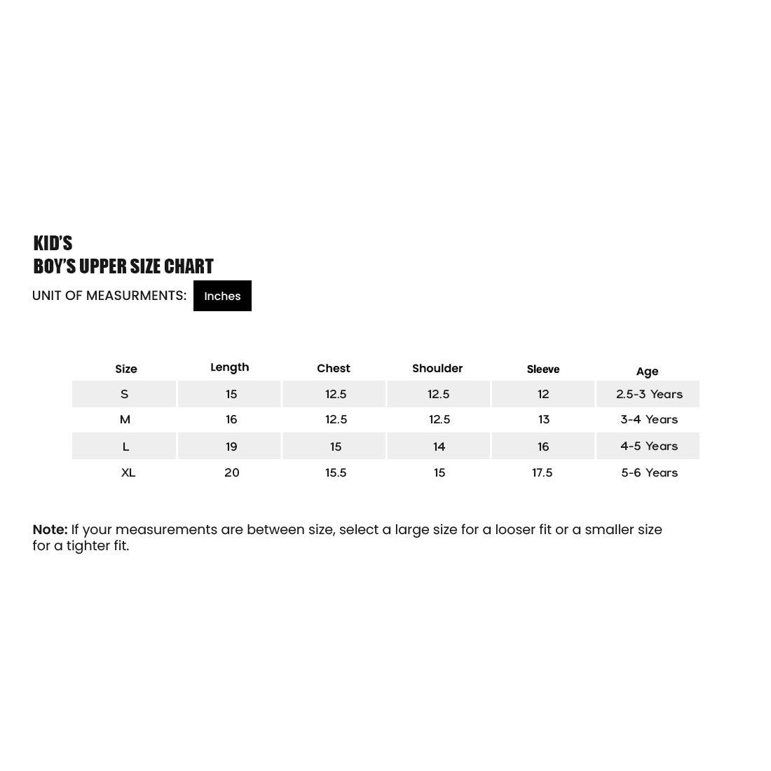 2.5Yr - 6Yrs Grey Upper For Kids TB KH16