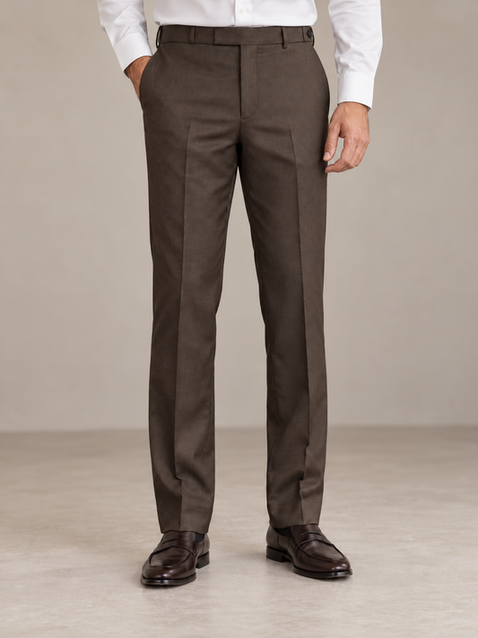 Dark Mocha Brown Formal Dress Pant For Men MFP109
