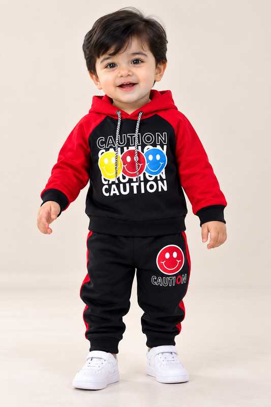 1Yr - 4Yrs Caution Black Suit For Kids BS828