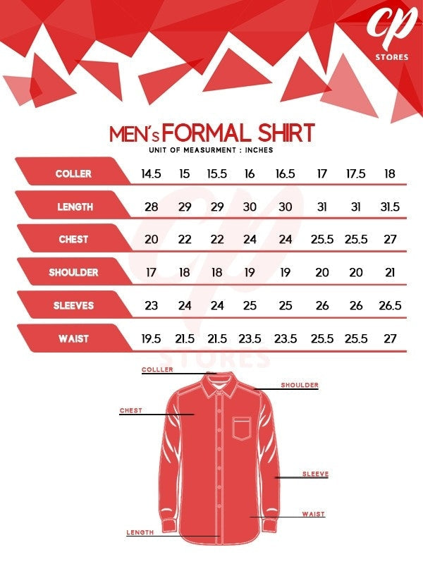 MFS14 AN Men's Formal Dress Shirt RB Line