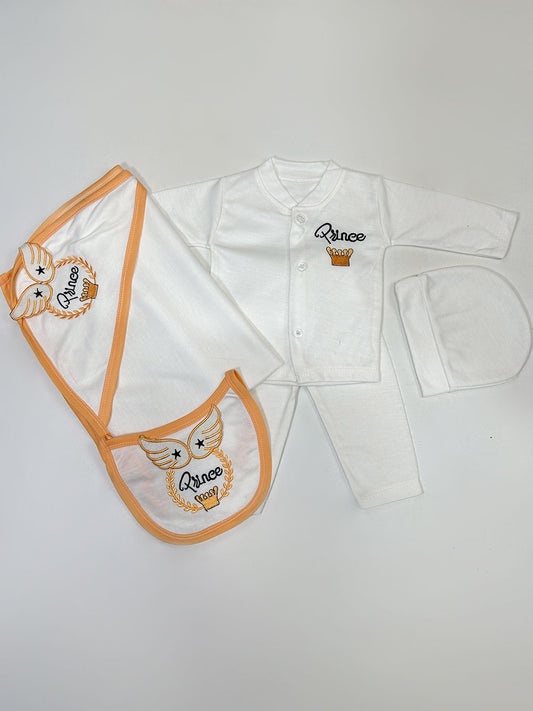 0Mth - 3Mth Orange 5Pcs Gift Set For Newborn HG NBGS247