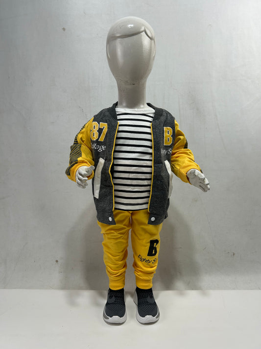 1Yr - 4Yrs 87B Yellow Suit For Kids GG BS767