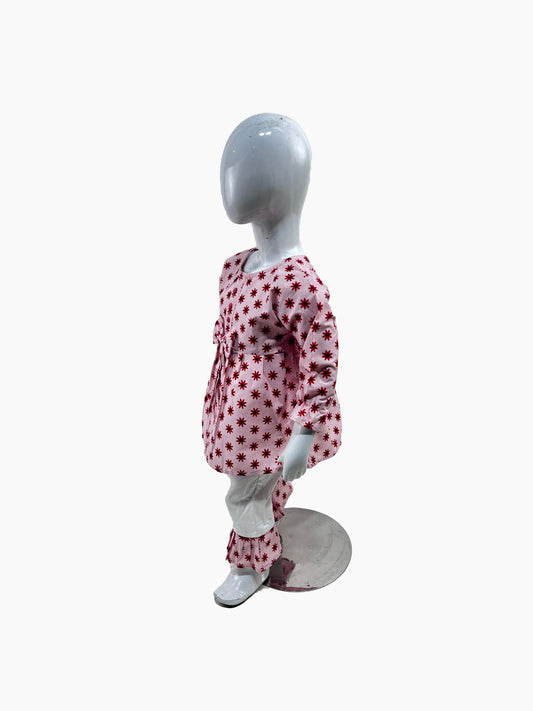 1Yrs - 6Yrs Light Pink Suit For Girls BG GS256