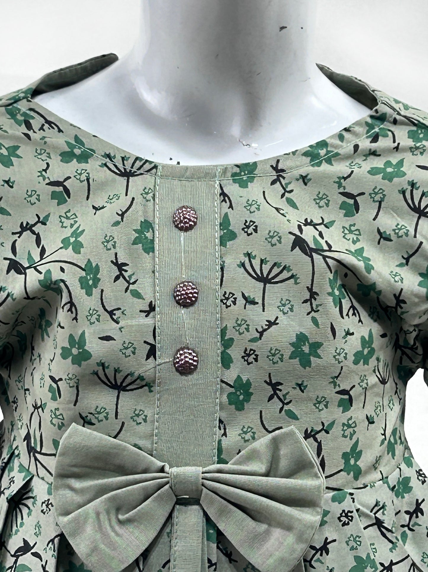 1Yrs - 6Yrs Green Suit For Girls BG GS257