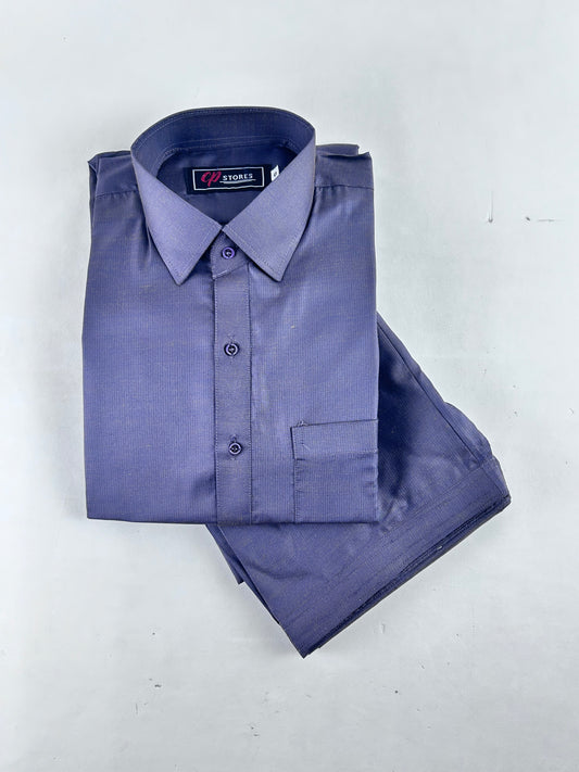 788- 02 Purple Stitched Suit Kameez Shalwar For Men MSK199