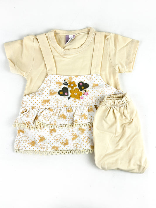 3Mth - 9Mth Light Yellow Baby Suit For Newborns NBS537