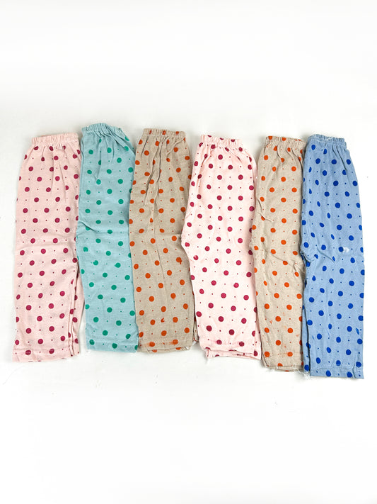 0Mth - 12Mth Pack Of 6 Trouser/Pajama For Newborns NBS545