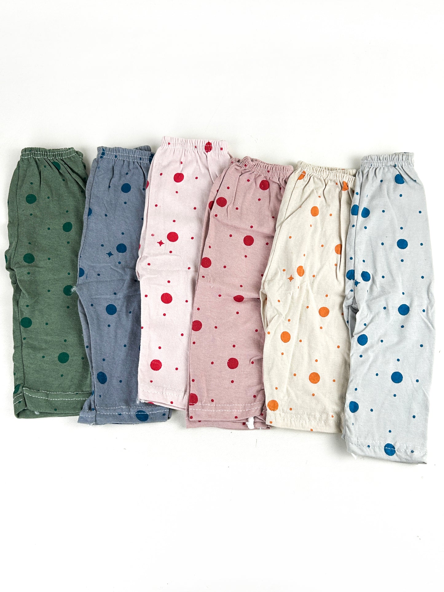 0Mth - 12Mth Pack Of 6 Trouser/Pajama For Newborns NBS545
