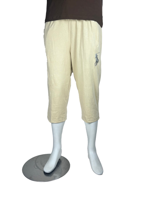 Light Fawn Cargo 3-QTR Short for Men AA MS114