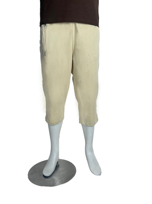 Light Fawn Cargo 3-QTR Short for Men AA MS110