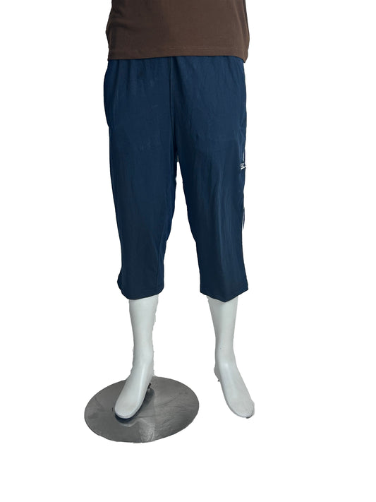 Navy Blue Cargo 3-QTR Short for Men AA MS109