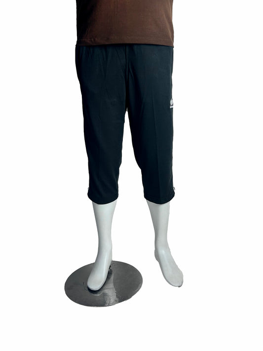 Black Cargo 3-QTR Short for Men AA MS104