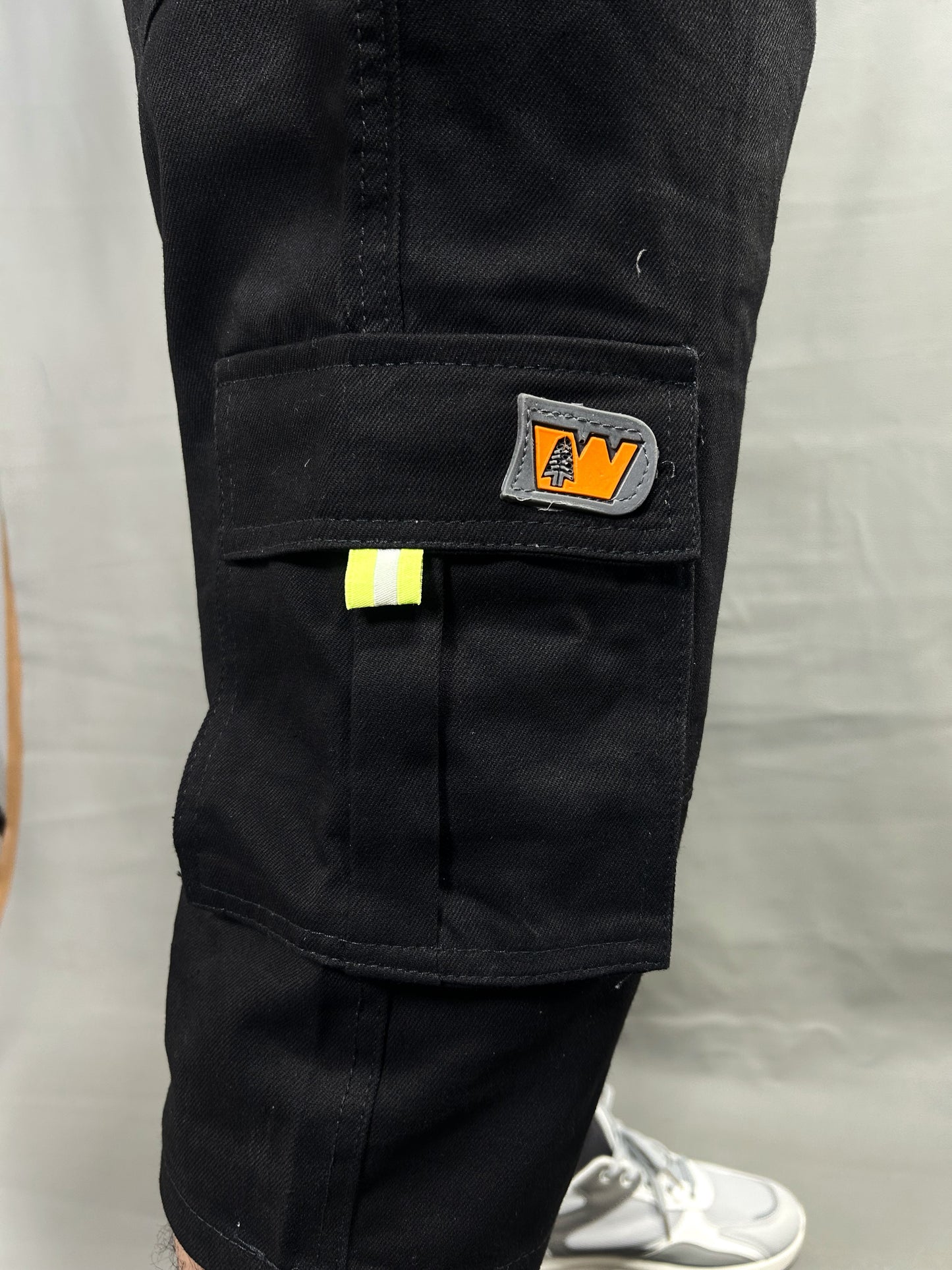 Jet Black Denim Short for Men