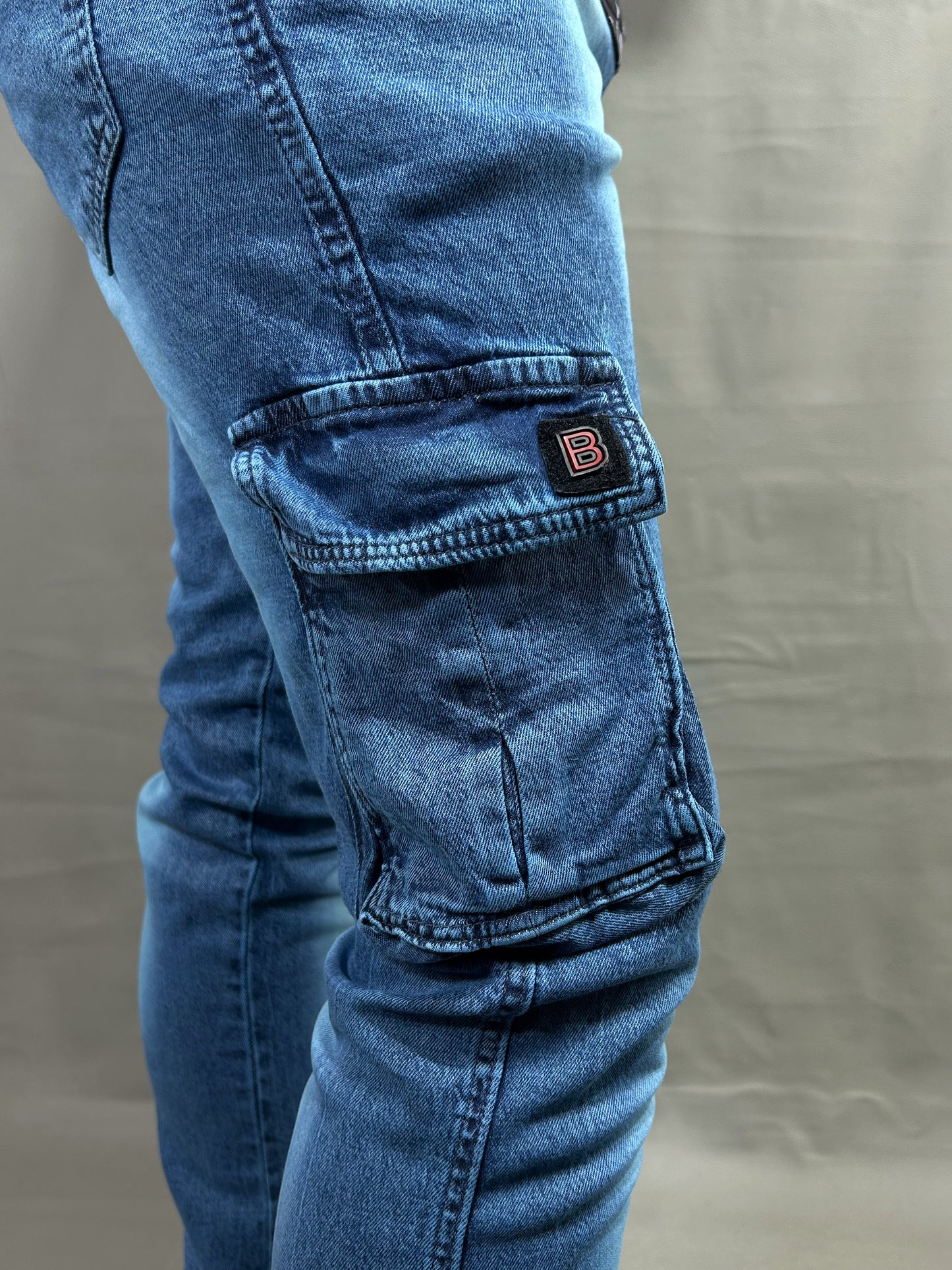 G Blue Stretchable Jeans For Men MT-222