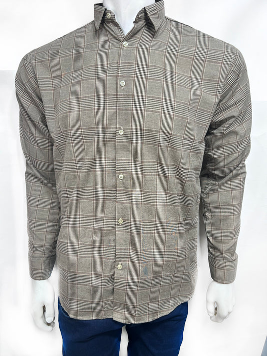 Light Brown Casual Shirt For Men MCS68