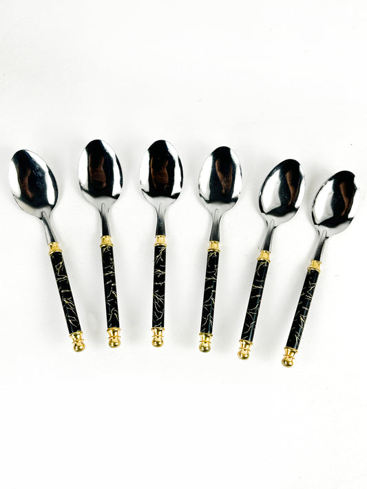 Multicolor Pack of 6 Stainless Steel Table Spoons 04
