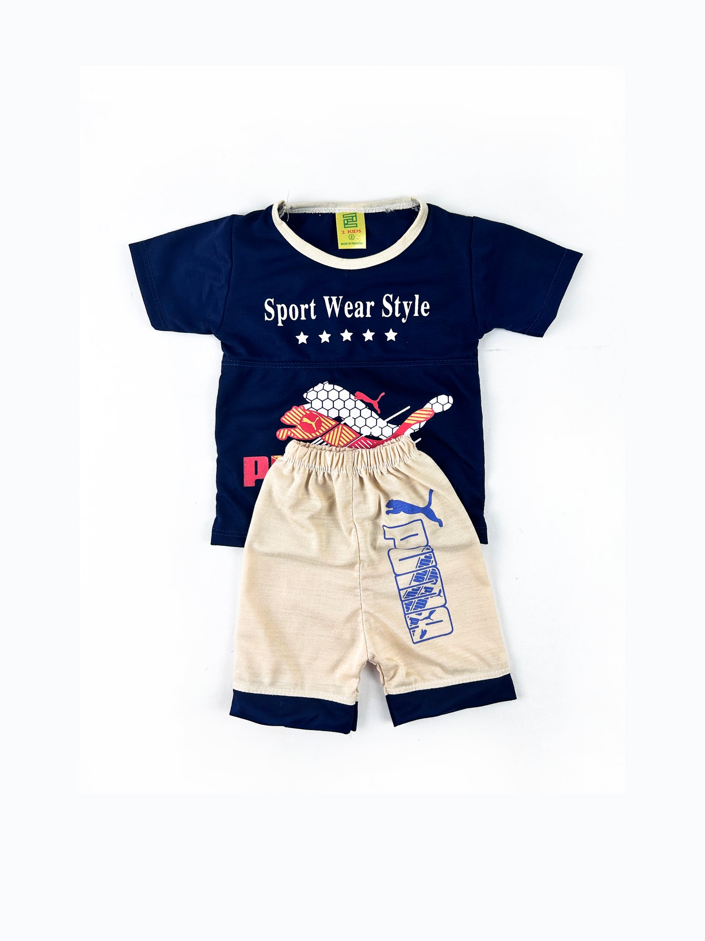 3Mth - 9Mth Puma Blue Baba Suit For Newborns HG NBS427