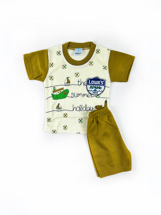 3Mth - 9Mth Lowe's Green Baba Suit For Newborns HG NBS431