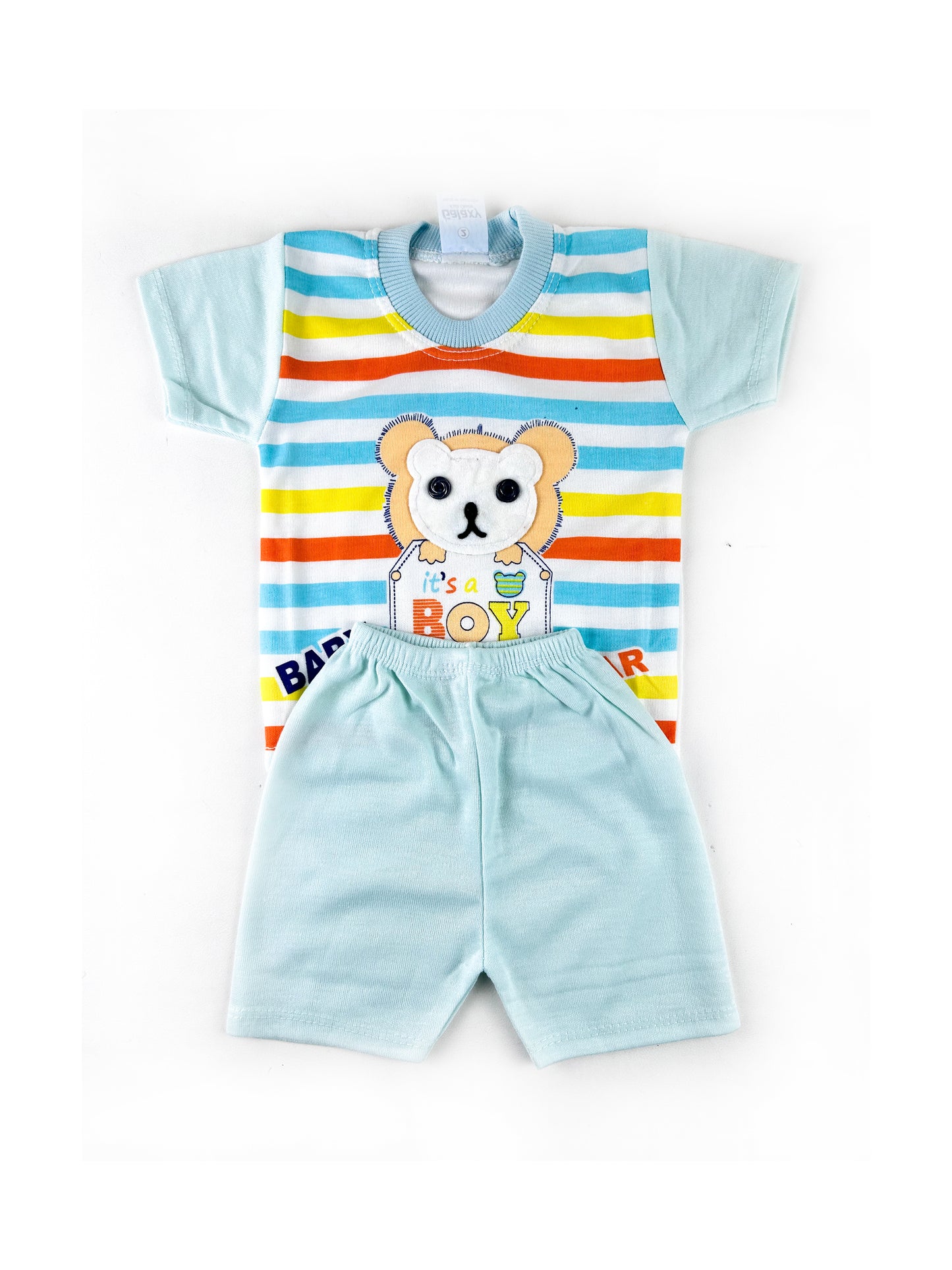 3Mth - 9Mth Boy Light Blue Baba Suit For Newborns HG NBS434
