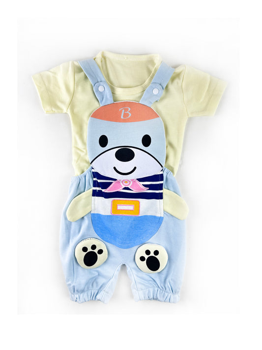 3Mth - 9Mth B Blue Romper For Newborn MG NBR71