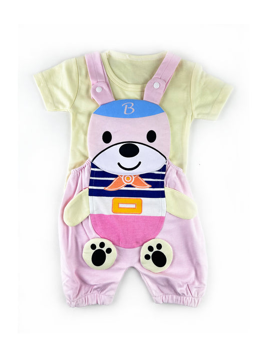 3Mth - 9Mth B Pink Romper For Newborn MG NBR72