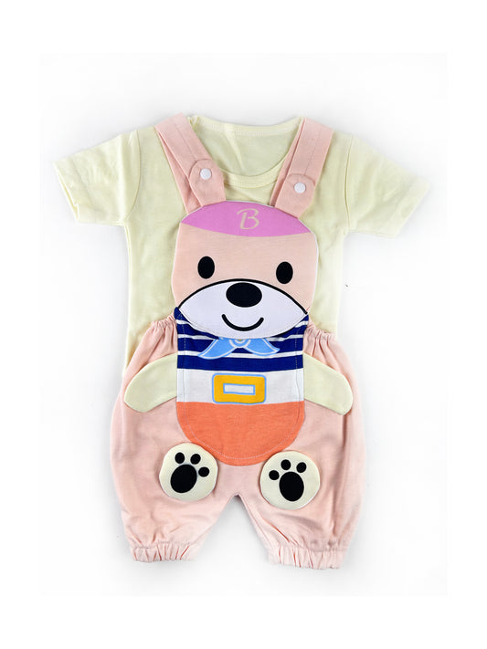 3Mth - 9Mth B Peach Romper For Newborn MG NBR73