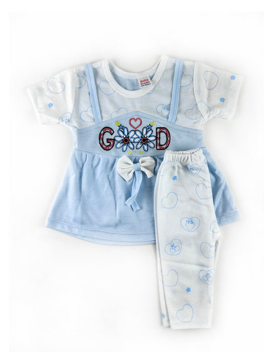 3Mth - 9Mth HG Good Blue Baby Suit For Newborn NBS447