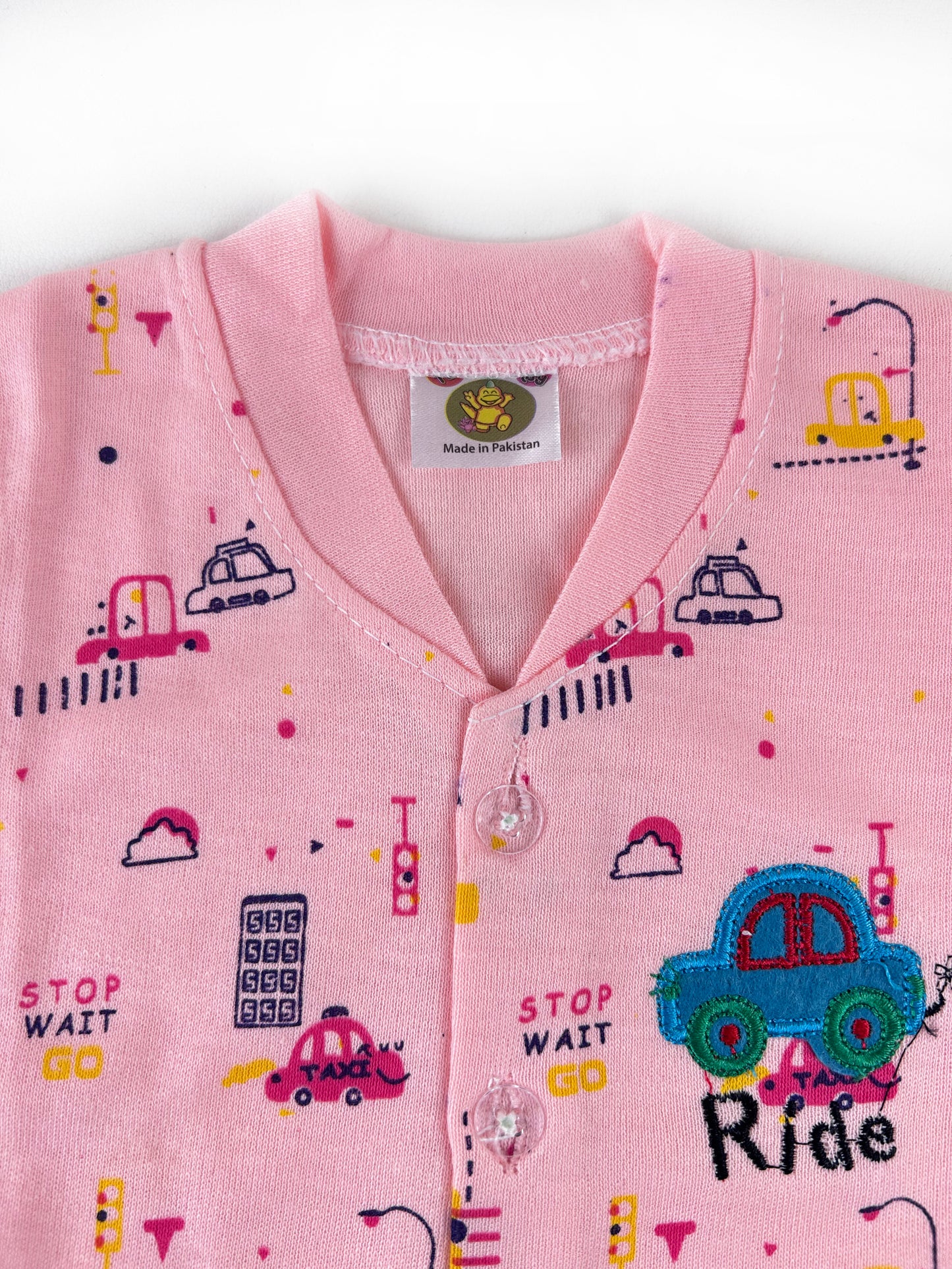 0Mth - 3Mth HG  Ride Pink Suit For Newborn NBS459