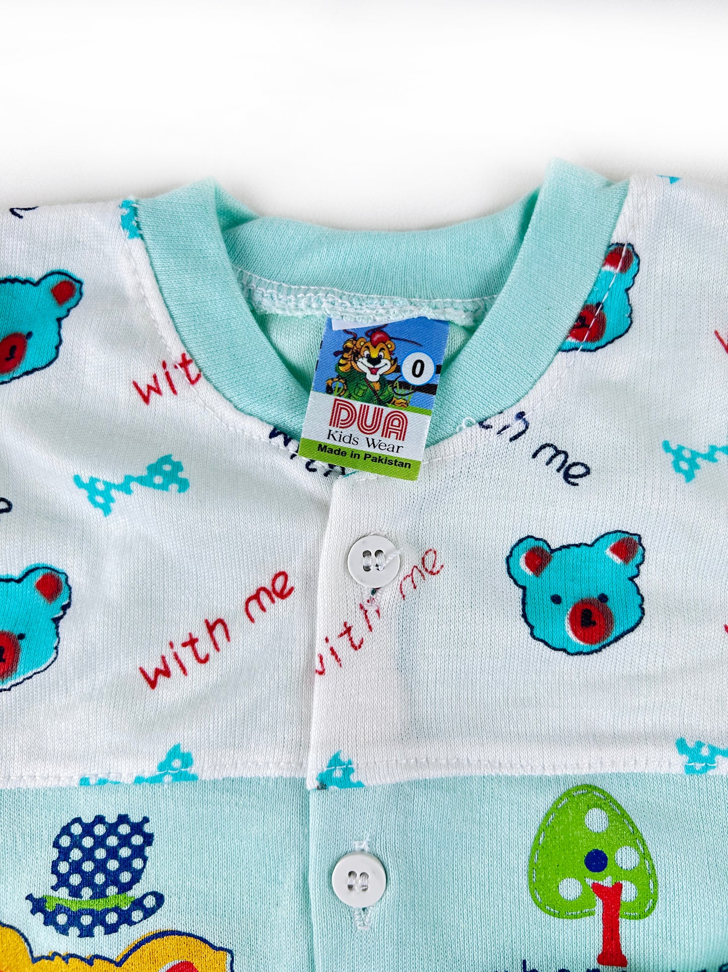 0Mth - 3Mth HG  With ME Light Green Suit For Newborn NBS460