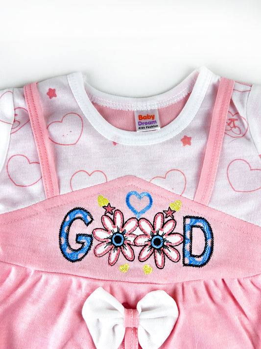 3Mth - 9Mth HG Good Pink Baby Suit For Newborn NBS449