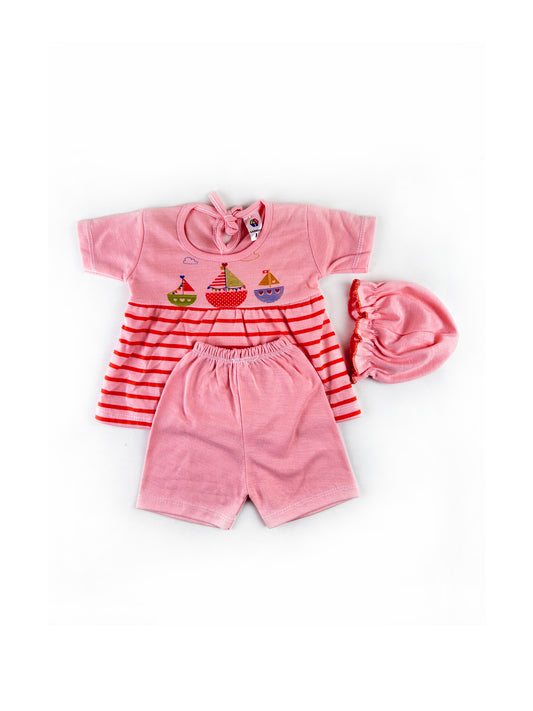 HG Newborn Baby Suit 0Mth - 3Mth Ship Pink  NBS466