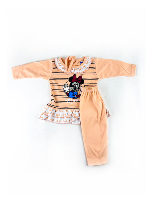 PG Newborn Baby Suit 3Mth - 9Mth Minnie Orange NBS481